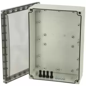 Fibox 6013930 PC 200/88 XHT Enclosure, PC Smoked transparent cover