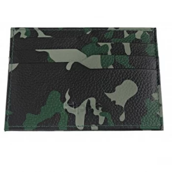 Zippo Green Camouflage Leathert Credit Card Holder (10.2 x 7.8 x 0.8cm)