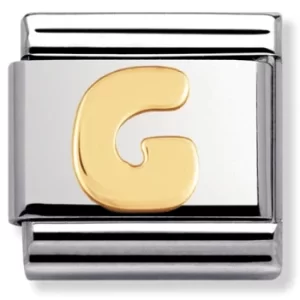 Nomination CLASSIC Gold Letters G Charm 030101/07