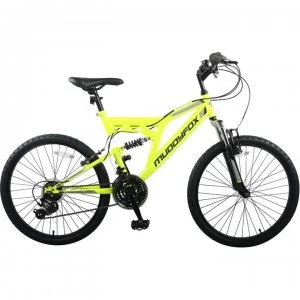 Muddyfox Recoil 24" Kids Mountain Bike - Yellow/Black