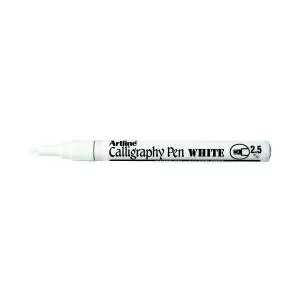 Artline EK993 Calligraphy Marker White Pack of 12 EK993 WHI AR86562