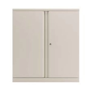 2 Door 1000mm Cupboard Empty Chalk White KF78710