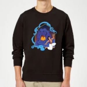 Disney Aladdin Cave Of Wonders Sweatshirt - Black - XL