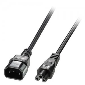 Lindy 30342 power cable Black 3m C14 coupler C5 coupler
