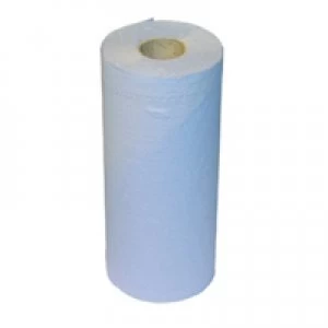 2Work Blue 2 Ply Hygiene Roll 20" Pack of 12 KF03807