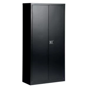 Trexus 72" Steel 2 Door Storage Cupboard Black