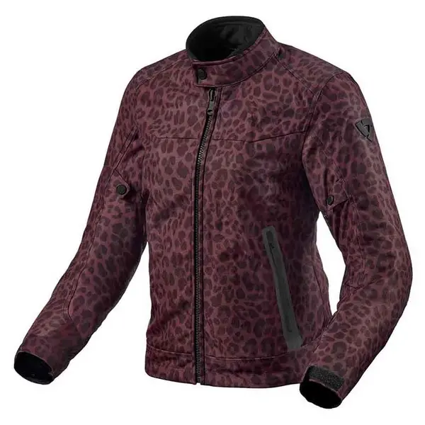 REV'IT! Shade H2O Jacket Lady Leopard Red Size XS