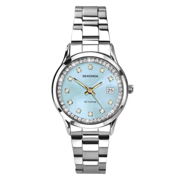 Sekonda 40476 Crystal Set Bracelet Watch - W32353