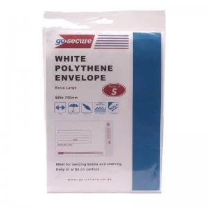 GoSecure Extra Strong Polythene Envelopes (Pack of 50)