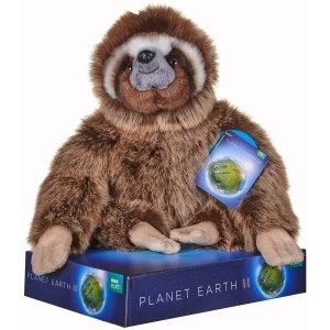 BBC Planet Earth II 25cm Sloth Soft Toy
