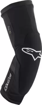 Alpinestars Paragon Plus Knee Protectors, black-white, Size L, black-white, Size L