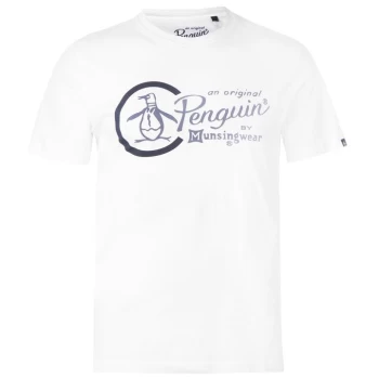 Original Penguin Combo Short Sleeve T Shirt - White