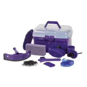 Roma 10 Piece Grooming Kit - Purple