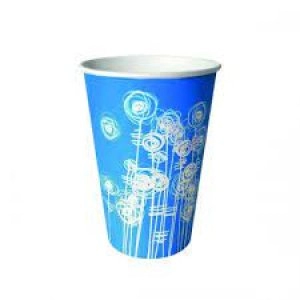 Aqua Swirl 7oz Paper Water Cup Pack of 100