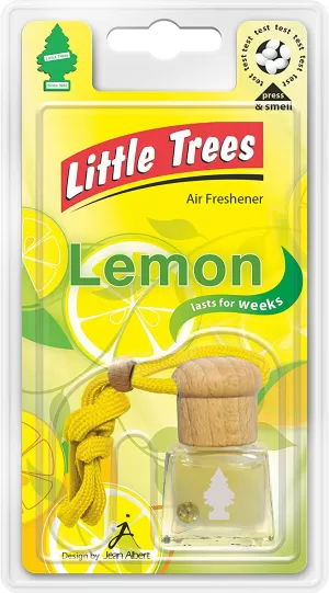 Lemon (Pack Of 24) Little Trees Bottle Air Freshener