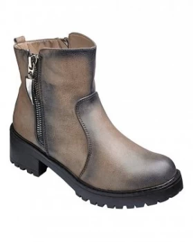 London Rebel Ankle Boots D Fit