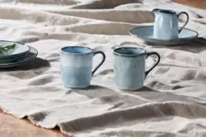Nkuku Malia Mug Set Of 2 Tableware Dusty Blue