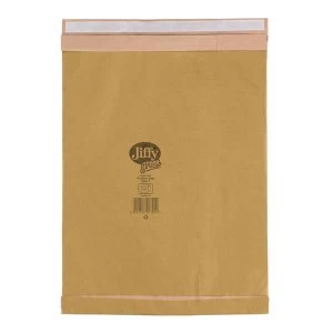 Jiffy Green Size 7 Padded Bag Envelopes 341 x 483mm Peal and Seal Brown 1 x Pack of 50 Envelopes