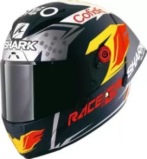 Shark Race-R Pro Gp Replica Oliveira Signature Helmet, blue-silver, Size XS, blue-silver, Size XS