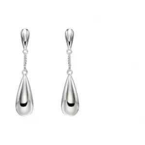 Elements Silver Double Teardrop Earrings E5679