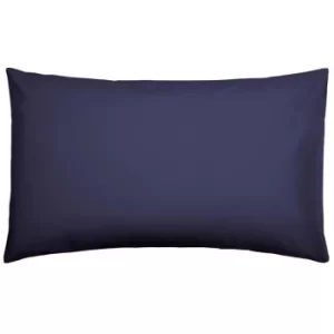 Bedeck of Belfast Dark Blue Pima Cotton 200 Thread Count Kateri' Standard Pillow Cases