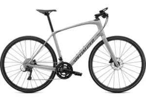 2021 Specialized Sirrus 4.0 Carbon Hybrid Bike Flake Silver