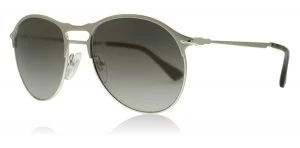 Persol PO7649S Sunglasses Matte Silver 1068M3 Polarized 53mm