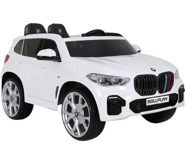 ROLLPLAY BMW X5M Premium 12 Volt Kids Electric Ride-On Toy - White