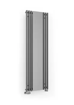 Terma Rolo Mirror Vertical Designer Radiator, Modern Grey (W)590mm (H)1800mm