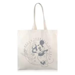 Disney Allow Yourself To Grow Mickey Mouse Tote Bag (One Size) (Natural)