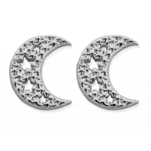ChloBo SEST3076 Women&apos;s Starry Moon Stud Earrings
