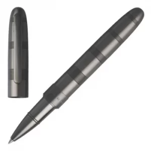Hugo Boss Pens Black Ion-plated Steel Rollerball pen Rise Dark Chrome