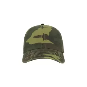 Atlantis Action 6 Panel Chino Baseball Cap (Pack of 2) (One Size) (Camouflage)