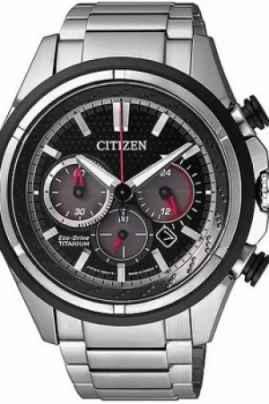 Citizen Gents Eco-Drive Titanium WR100 Titanium Chronograph Watch