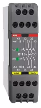 ABB E1T Output Module, 0 Inputs, 4 Outputs, 24 V dc