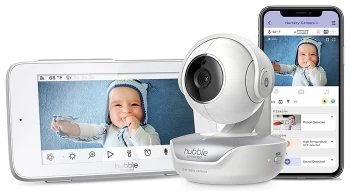 HUBBLE Nursery Pal Deluxe Smart Baby Monitor - White