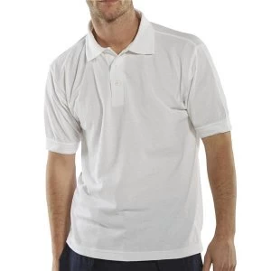 Click Workwear Polo Shirt 200gsm M White Ref CLPKSWM Up to 3 Day
