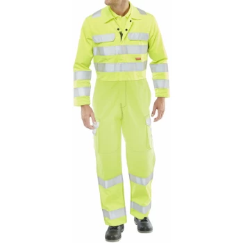 HIVIS YELLOW COVERALL 48 - Saturn Yellow - Click