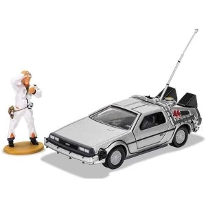 DeLorean and Doc Brown (Back to the Future) Figures