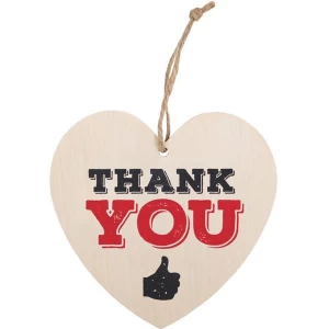 Thank You Hanging Heart Sign