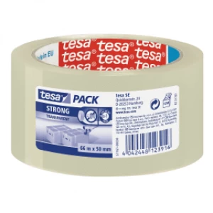 Tesa Strong Packaging Tape 50mm x 66m - Transparent (1 Roll)