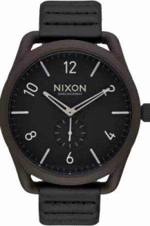 Mens Nixon The C45 Leather Watch A465-2138
