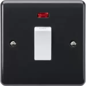 Knightsbridge - 45A 1G dp switch with neon [Part m Compliant] - PM8331N