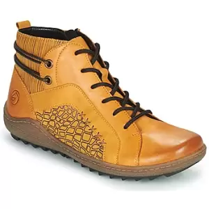 Remonte Dorndorf SEMILA womens Shoes (High-top Trainers) in Yellow,8