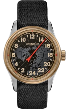 Mont Blanc - Mont Blanc 1858 Automatic 24h - Wrist Watch - Black