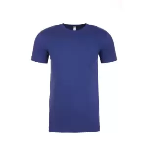 Next Level Adults Unisex Suede Feel Crew Neck T-Shirt (L) (Royal Blue)