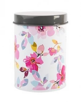 Summerhouse By Navigate Gardenia Canister ; White Floral