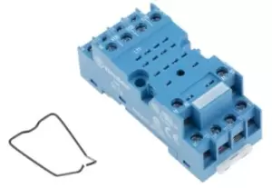 Finder 94 Relay Socket for use with 55.34 Series Relay 14 Pin, DIN Rail, Panel Mount