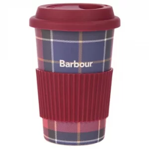 Barbour Tartan Travel Mug Red/Navy One