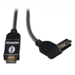 Tripp Lite High Speed HDMI Cable with Swivel Connectors Digital Video
